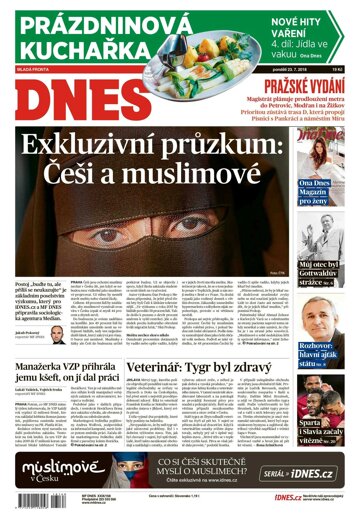 Obálka e-magazínu MF Dnes 23.7.2018