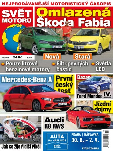 Obálka e-magazínu Svět motorů 33/2018