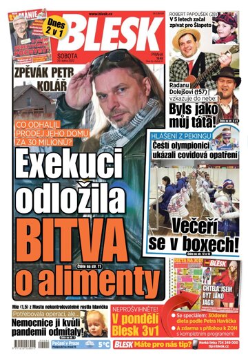 Obálka e-magazínu Blesk 29.1.2022