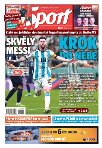 Obálka e-magazínu Sport 14.12.2022