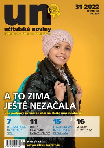 Obálka e-magazínu Učitelské noviny 31/2022