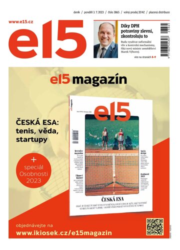 Obálka e-magazínu E15 3.7.2023