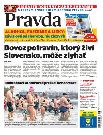 Obálka e-magazínu Pravda 3. 2. 2025