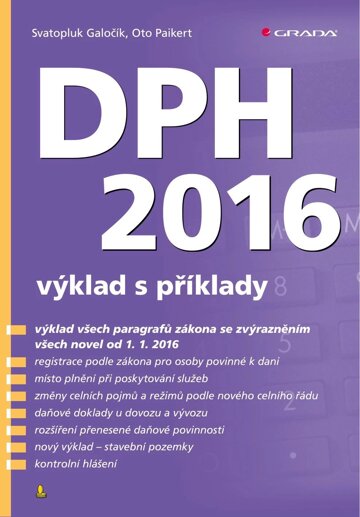 Obálka knihy DPH 2016