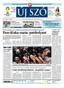 Obálka e-magazínu Új Szó 7.7.2014