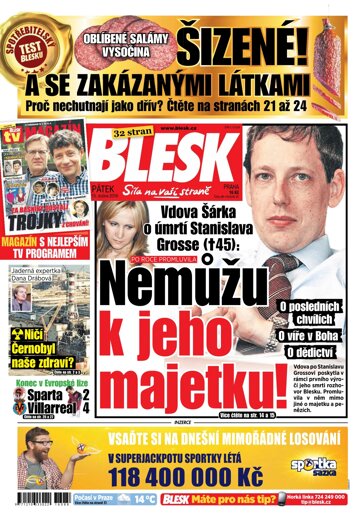 Obálka e-magazínu Blesk 15.4.2016