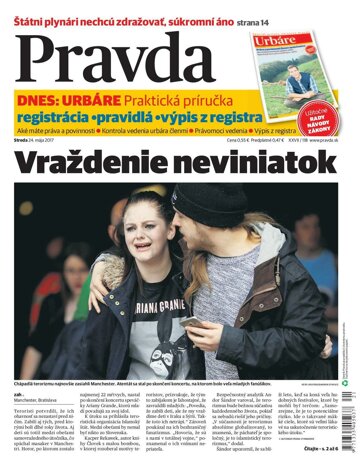 Obálka e-magazínu Pravda 24. 5. 2017