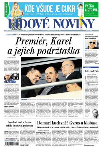 Obálka e-magazínu Lidové noviny 29.7.2017