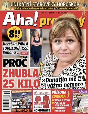 Obálka e-magazínu AHA! pro ženy 19.9.2017