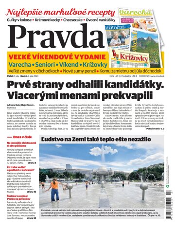 Obálka e-magazínu Pravda 7. 7. 2023