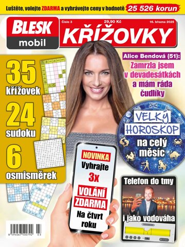 Obálka e-magazínu BleskMobil křížovky 3/2025