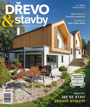 Obálka e-magazínu DŘEVO&stavby 2/2025