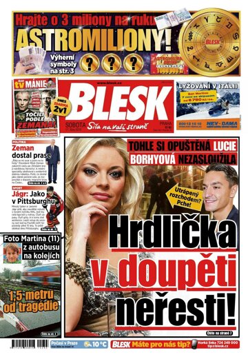 Obálka e-magazínu Blesk 17.10.2015