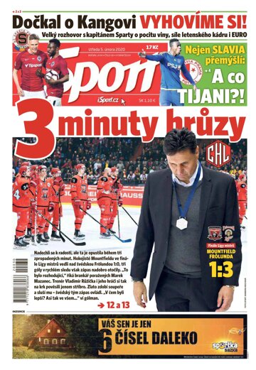 Obálka e-magazínu Sport 5.2.2020