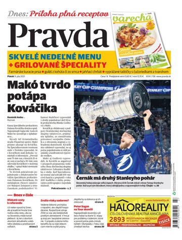 Obálka e-magazínu Pravda 9. 7. 2021