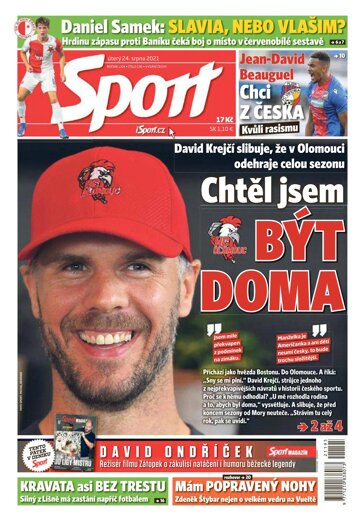 Obálka e-magazínu Sport 24.8.2021