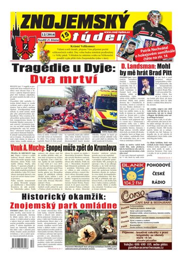 Obálka e-magazínu Znojemský týden 12/2016