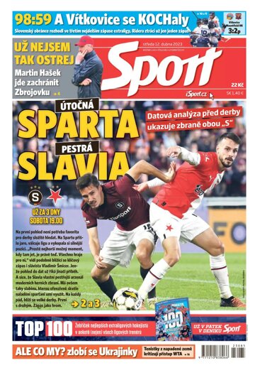 Obálka e-magazínu Sport 12.4.2023