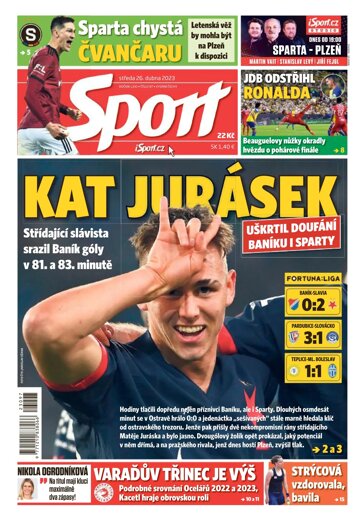 Obálka e-magazínu Sport 26.4.2023