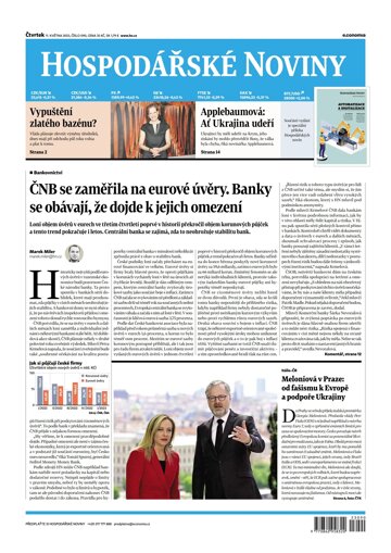 Obálka e-magazínu Hospodářské noviny 090 - 11.5.2023