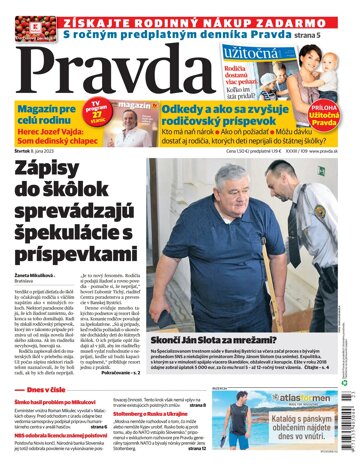 Obálka e-magazínu Pravda 8. 6. 2023