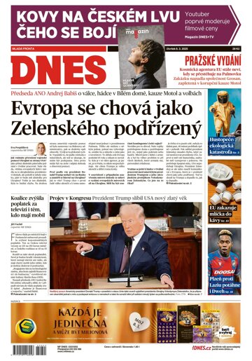 Obálka e-magazínu MF Dnes 6.3.2025