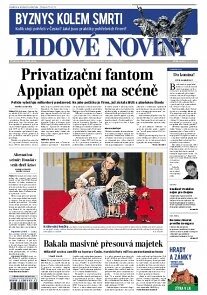 Obálka e-magazínu Lidové noviny 3.4.2014