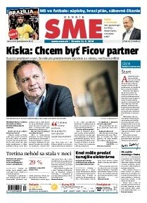 Obálka e-magazínu SME 11.6.2014