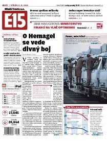 Obálka e-magazínu E15 13.8.2014