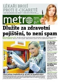 Obálka e-magazínu deník METRO 27.8.2014