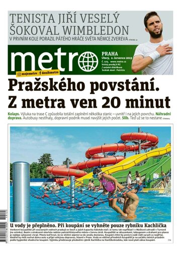 Obálka e-magazínu deník METRO 2.7.2019