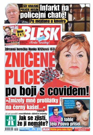 Obálka e-magazínu Blesk 30.1.2021