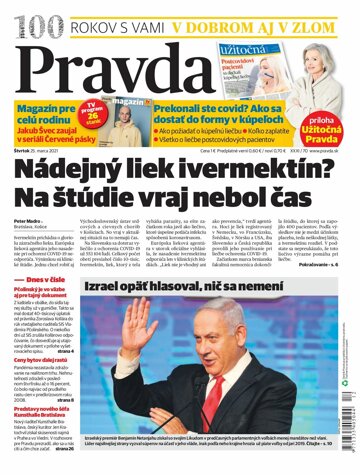 Obálka e-magazínu Pravda 25. 3. 2021