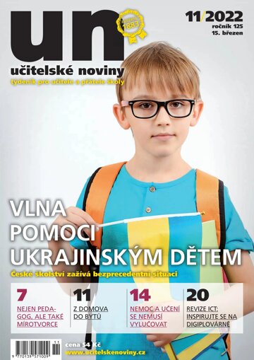 Obálka e-magazínu Učitelské noviny 11/2022