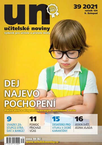 Obálka e-magazínu Učitelské noviny 39/2021