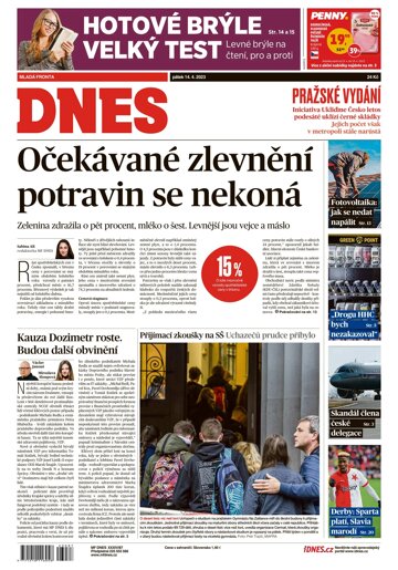 Obálka e-magazínu MF Dnes 14.4.2023