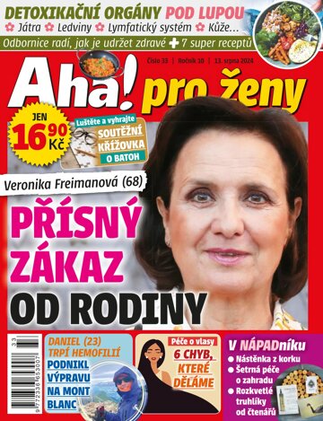 Obálka e-magazínu AHA! pro ženy 33/2024