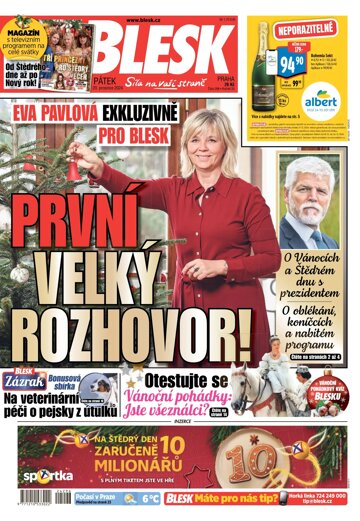 Obálka e-magazínu Blesk 20.12.2024