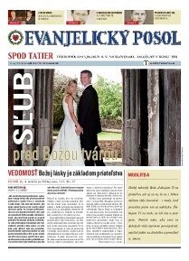 Obálka e-magazínu Evanjelický posol spod Tatier 19/2014