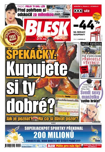 Obálka e-magazínu Blesk 5.8.2015