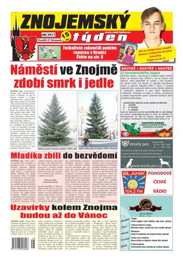 Obálka e-magazínu Znojemský týden 48/2017