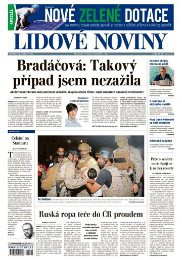 Obálka e-magazínu Lidové noviny 24.4.2023