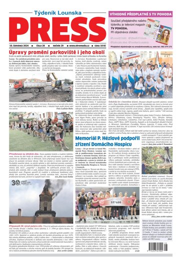 Obálka e-magazínu Lounský press 28/24