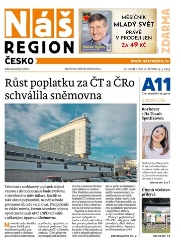 Obálka e-magazínu Náš Region - Česko 11/2025