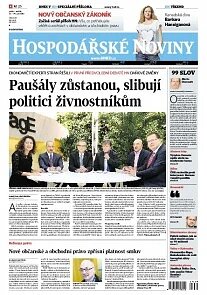 Obálka e-magazínu Hospodářské noviny 189 - 27.9.2013