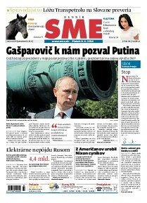 Obálka e-magazínu SME 8.8.2014