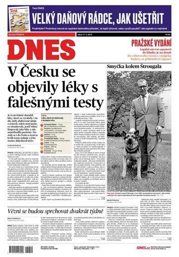 Obálka e-magazínu MF Dnes 17.2.2015