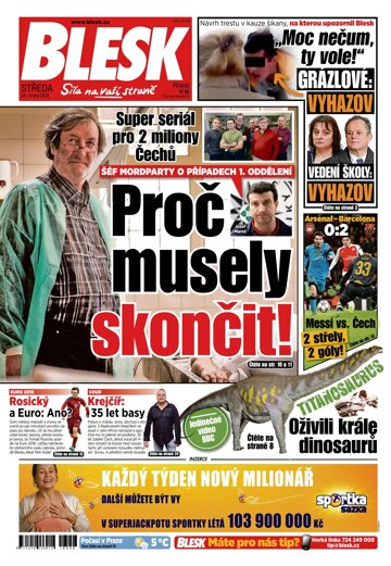 Obálka e-magazínu Blesk 24.2.2016