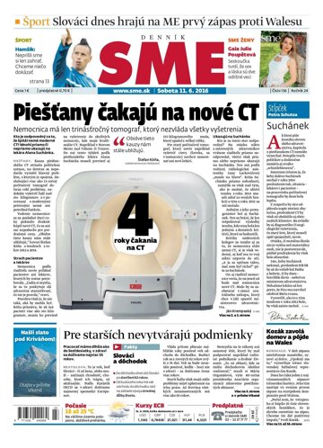 Obálka e-magazínu SME 11.6.2016