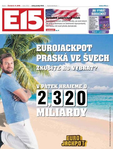 Obálka e-magazínu E15 8.11.2018